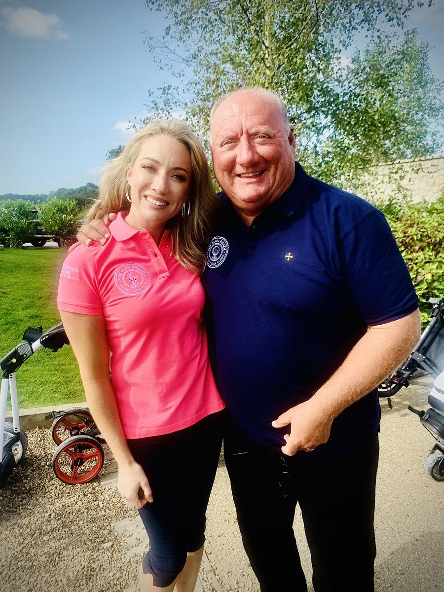 Hosts and guests at the Alan Brazil talkSPORT Charity Golf Series