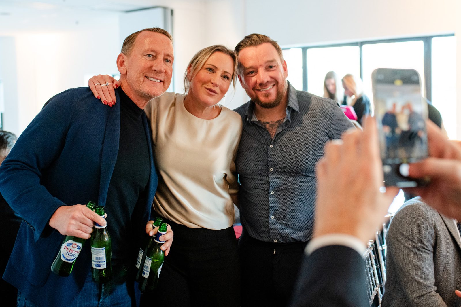 Guests and hosts at the OXO Tower Charity Christmas Lunch