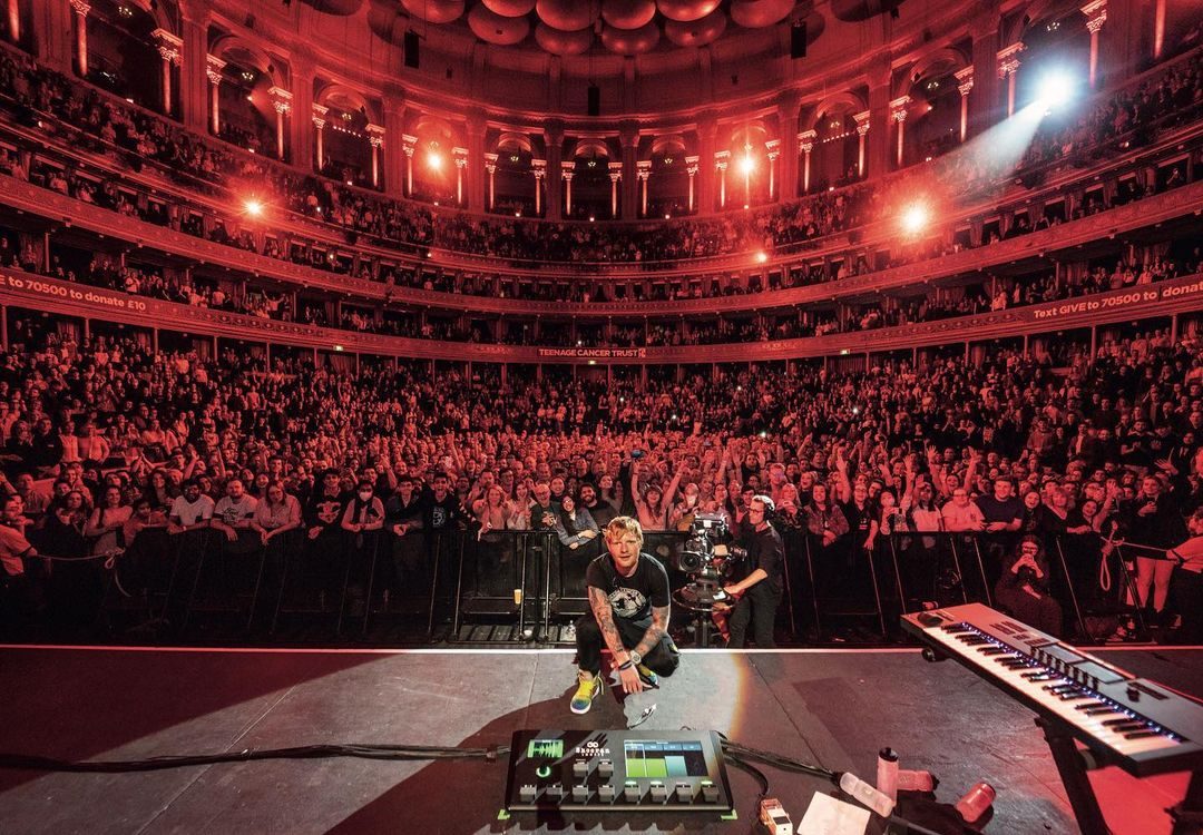 A packed Royal Albert Hall on a Teenage Cancer Trust concert night