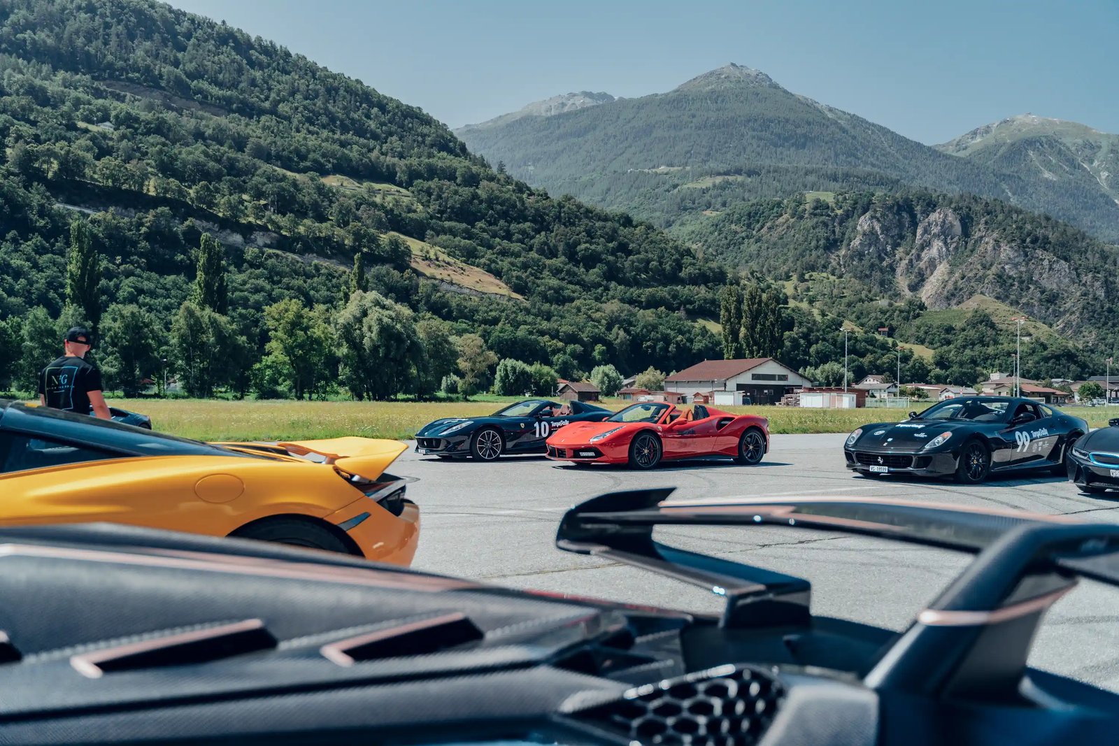 Branson's Verbier Supercar Rally